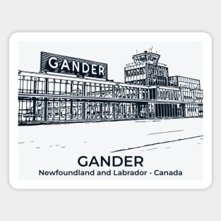 Gander - Newfoundland and Labrador Magnet